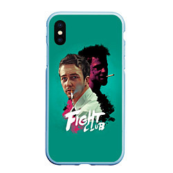 Чехол iPhone XS Max матовый Fight Club Stories