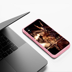 Чехол iPhone XS Max матовый Dark Souls, цвет: 3D-баблгам — фото 2