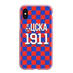 Чехол iPhone XS Max матовый ЦСКА 1911