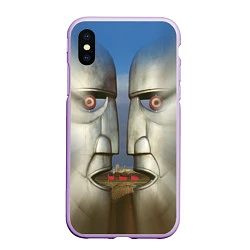 Чехол iPhone XS Max матовый Pink Floyd The division bell, цвет: 3D-сиреневый