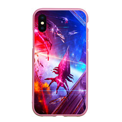 Чехол iPhone XS Max матовый Mass effect