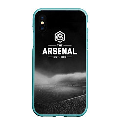 Чехол iPhone XS Max матовый The Arsenal 1886, цвет: 3D-мятный