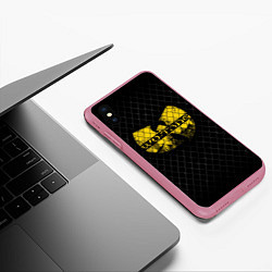 Чехол iPhone XS Max матовый Wu-Tang Clan: Grid, цвет: 3D-малиновый — фото 2