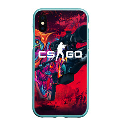 Чехол iPhone XS Max матовый CS:GO Beast AWP