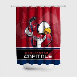 Шторка для душа Washington Capitals, цвет: 3D-принт