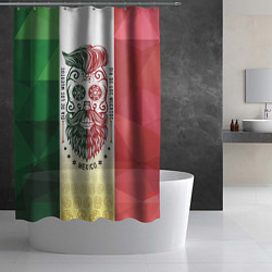 Шторка для душа Мексика, цвет: 3D-принт — фото 2
