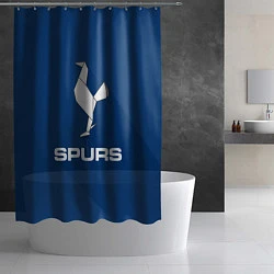 Шторка для душа Tottenham Spurs, цвет: 3D-принт — фото 2
