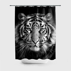 Шторка для ванной Мордочка тигра