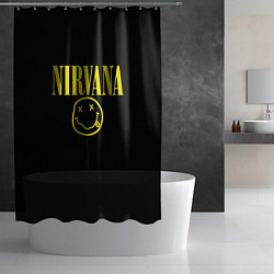 Шторка для душа Nirvana Rock, цвет: 3D-принт — фото 2