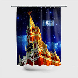 Шторка для ванной Москва - Спасская башня