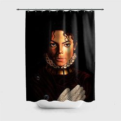 Шторка для душа Король Майкл Джексон, цвет: 3D-принт
