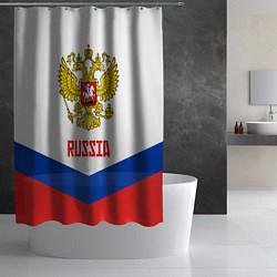 Шторка для душа Russia Hockey Team, цвет: 3D-принт — фото 2
