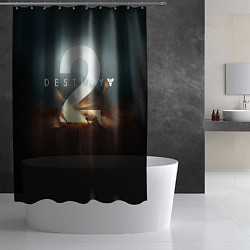 Шторка для душа Destiny 2, цвет: 3D-принт — фото 2