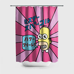 Шторка для душа Japanesse Homer, цвет: 3D-принт