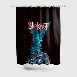 Шторка для душа Орел группа Slipknot, цвет: 3D-принт
