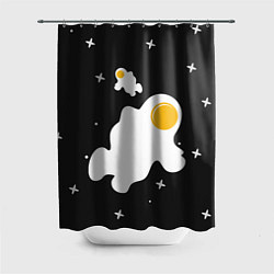 Шторка для ванной Космические яйца
