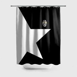 Шторка для душа FC Juventus: Star, цвет: 3D-принт