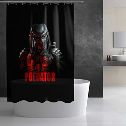 Шторка для душа Iron Predator, цвет: 3D-принт — фото 2