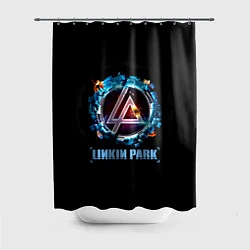 Шторка для душа Linkin Park: Engine, цвет: 3D-принт