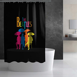 Шторка для душа The Beatles: Colour Rain, цвет: 3D-принт — фото 2