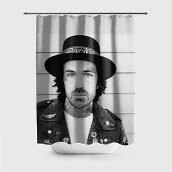 Шторка для душа Yelawolf II: Mono photo, цвет: 3D-принт