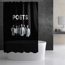Шторка для душа Poets of the Fall - poster, цвет: 3D-принт — фото 2