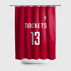 Шторка для ванной Rockets: Houston 13