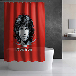 Шторка для душа Jim Morrison, цвет: 3D-принт — фото 2
