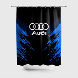 Шторка для душа Audi: Blue Anger, цвет: 3D-принт