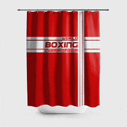 Шторка для душа Boxing Championship, цвет: 3D-принт
