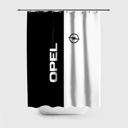 Шторка для душа Opel B&W, цвет: 3D-принт