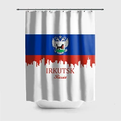 Шторка для душа Irkutsk: Russia, цвет: 3D-принт