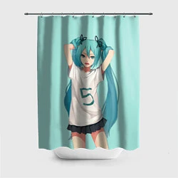 Шторка для душа Hatsune Miku, цвет: 3D-принт