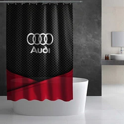 Шторка для душа Audi: Grey Carbon, цвет: 3D-принт — фото 2