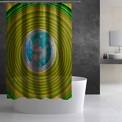 Шторка для душа Blue Sonic, цвет: 3D-принт — фото 2