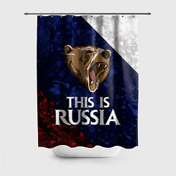 Шторка для ванной Russia: Roaring Bear