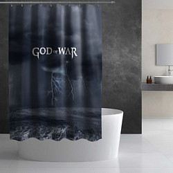Шторка для душа God of War: Storm, цвет: 3D-принт — фото 2