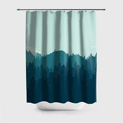 Шторка для ванной Firewatch Wood