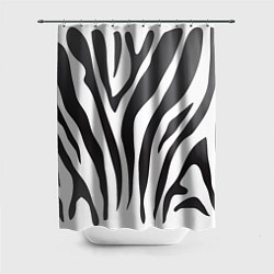 Шторка для ванной Африканская зебра