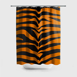 Шторка для душа Шкура тигра, цвет: 3D-принт