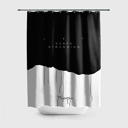 Шторка для ванной Death Stranding: Black & White