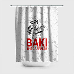 Шторка для душа Baki the Grappler, цвет: 3D-принт