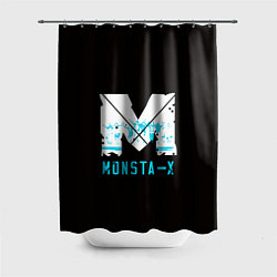 Шторка для душа MONSTA X, цвет: 3D-принт