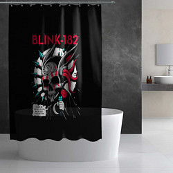 Шторка для душа Blink-182: Death Punk, цвет: 3D-принт — фото 2