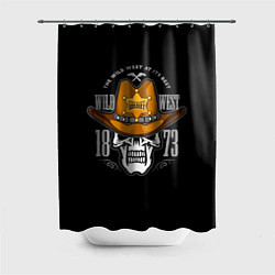 Шторка для душа Wild West sheriff, цвет: 3D-принт