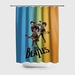 Шторка для ванной The Beatles - world legend