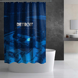 Шторка для душа Detroit: Become Human, цвет: 3D-принт — фото 2