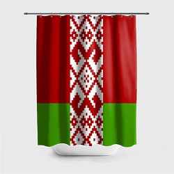 Шторка для ванной Беларусь флаг
