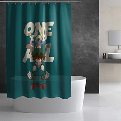 Шторка для душа Моя геройская академия, цвет: 3D-принт — фото 2