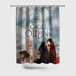 Шторка для ванной Good Omens